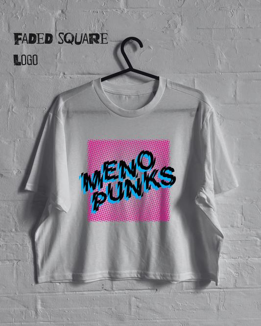 MENOPUNKS Boxy Cropped T Shirt
