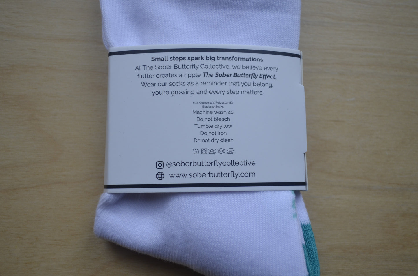 SOBER BUTTERBLY COLLAB SOCKS