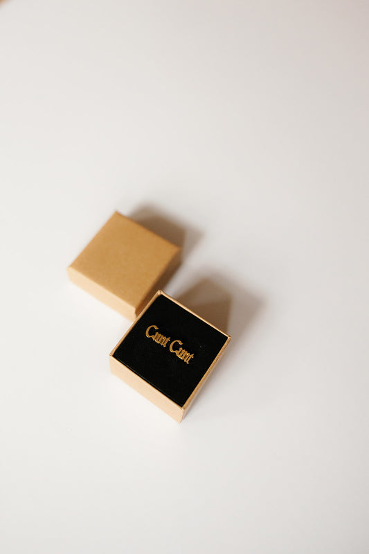 EARRINGS - STUDS - SOBER/CUNT