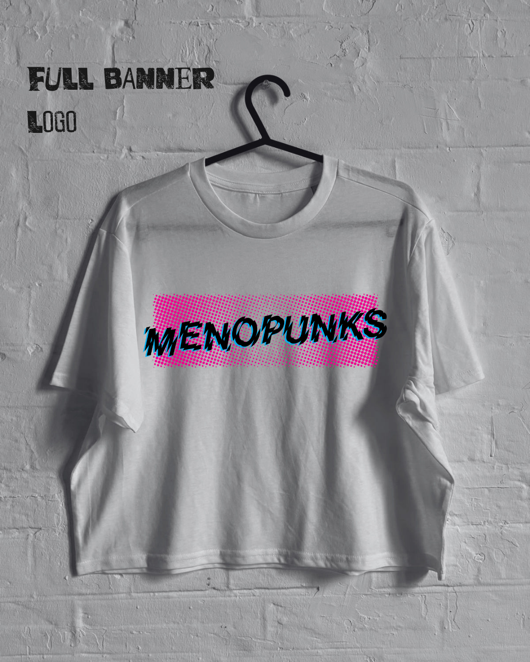 MENOPUNKS Boxy Cropped T Shirt
