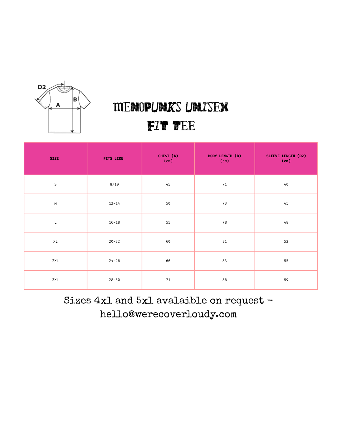 MENOPUNKS Unisex Fit T Shirt