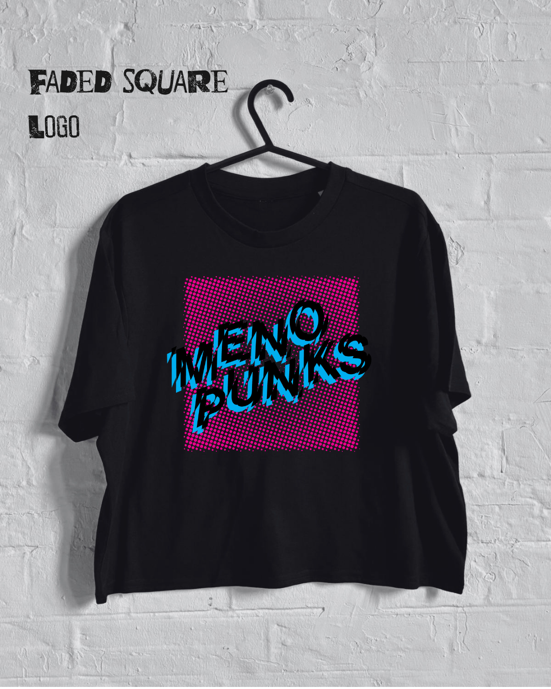 MENOPUNKS Boxy Cropped T Shirt
