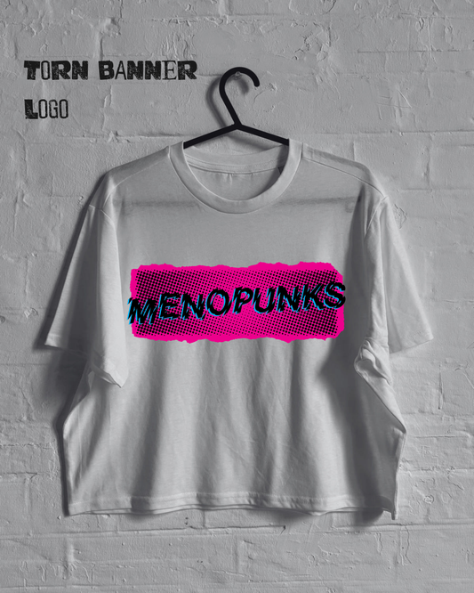 MENOPUNKS Boxy Cropped T Shirt