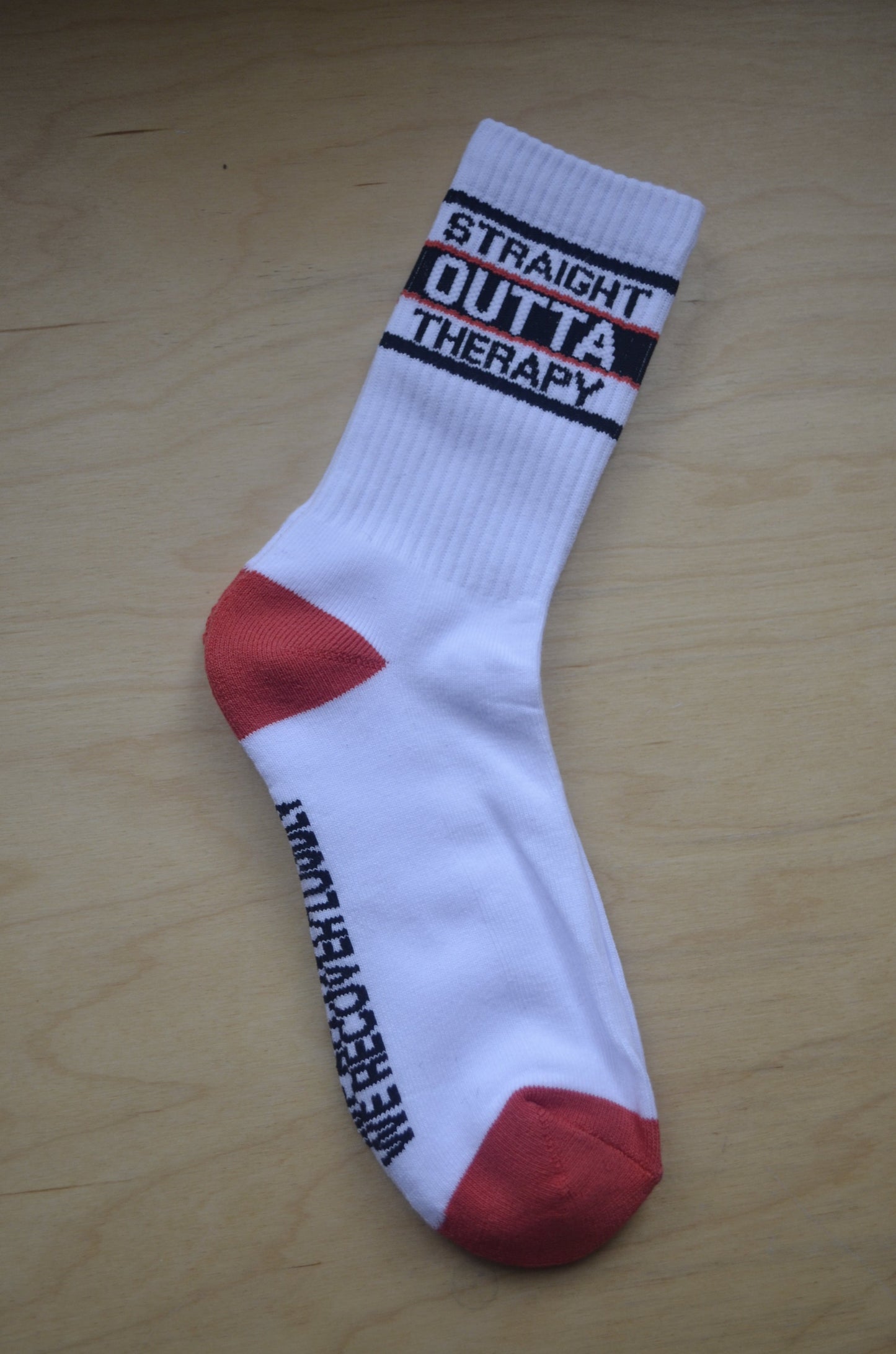 STRAIGHT OUTTA THERAPY SOCKS