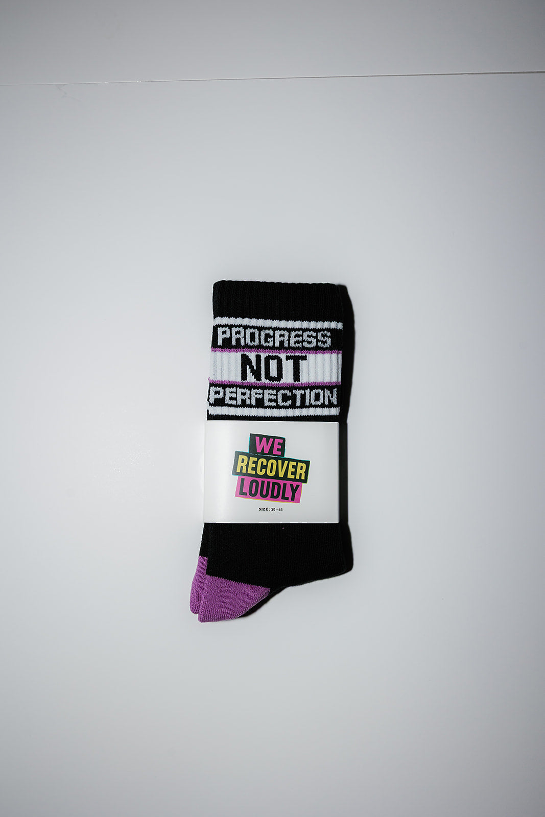 PROGRESS NOT PERFECTION SOCKS