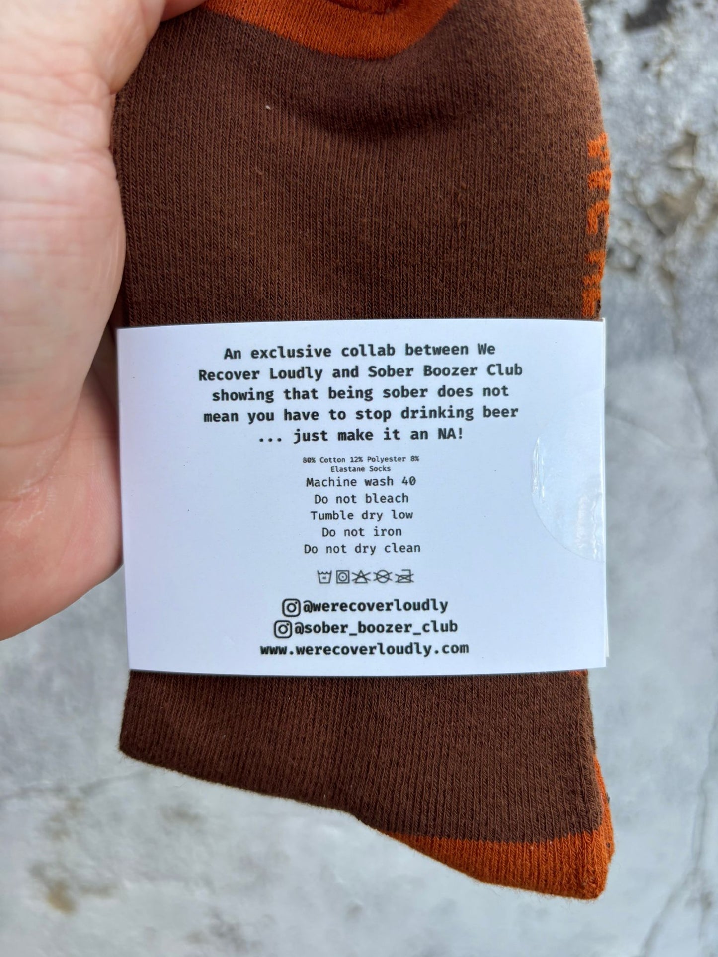 SOBER BOOZERS CLUB COLLAB SOCKS
